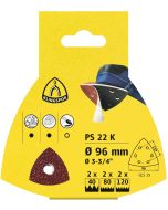 Klingspor - PS 22 K Kleinverpakking - deltaschijven - 96mm - K40 - GLS15