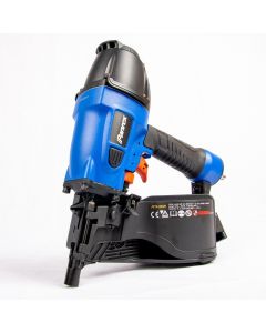 Combiset Panrex multi coilnailer PCN 565H (25-65mm) + TRX 20/240 OF + Mobiele slanghaspel 25 meter + Coilnails 2.3x55 ring/blank (10.500) + coilnails 2,5x50 rvs/ring lenskop Plastic gebonden 15° (jobbox 1.200)