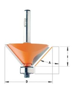 CMT Afschuinfrees 30° 38,5mm met lager