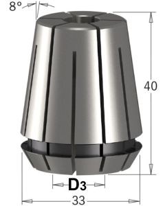 CMT - Precisie spantang - ER32 L=40 mm - D³=12 mm D=33 mm