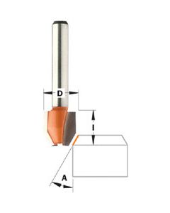 CMT Kantenfrees gecombineerd 12mm 0-30°