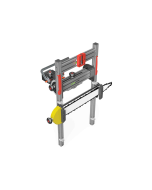Lignatool zaaggeleiding SF650 voor kettingzagen, snijbreedte 650 mm bij 90°, horizontaal en verticaal zwenkbaar
