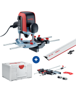 Mafell Bovenfrees LO 55 + LO-FA freesadapter + F80-LR Liniaal in MAX3 Systainer