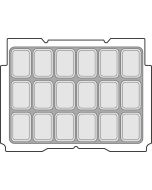  18 voudige vakverdeling voor BTI T-loc systainer 1